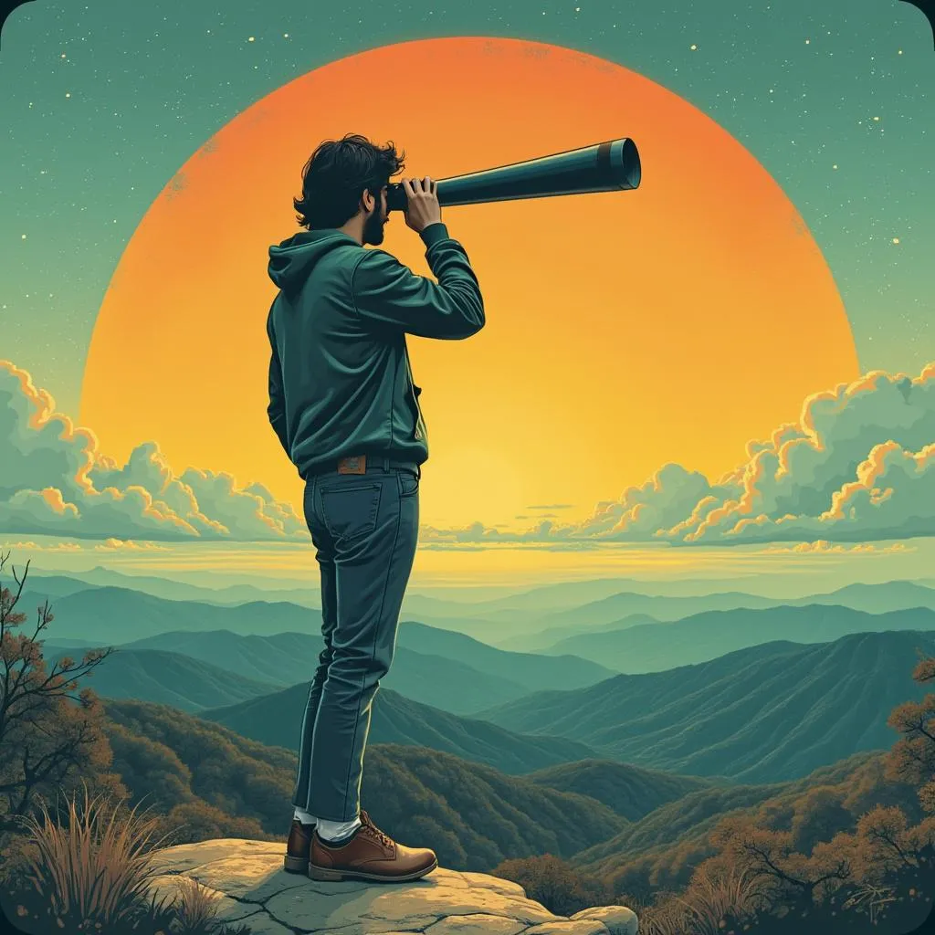 Visión de futuro brillante y expansivo